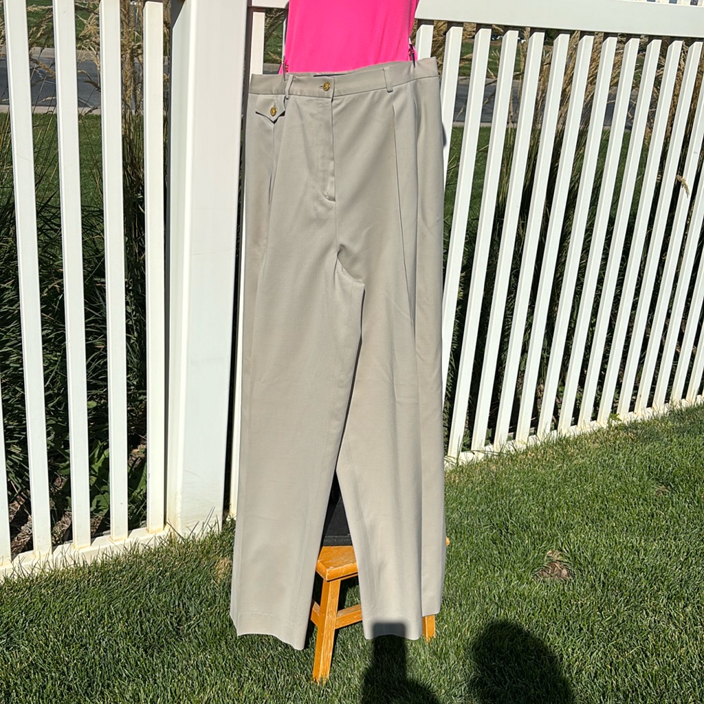 Vintage Burberry Pants / Slacks Size 16